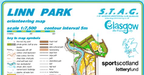 Linn Park Map St Andrews Orienteering Club Glasgow