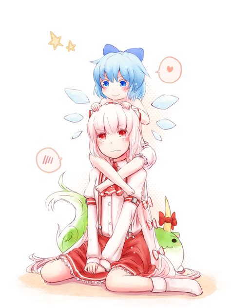 Cirno Fujiwara No Mokou Kamishirasawa Keine And Ex Keine Touhou