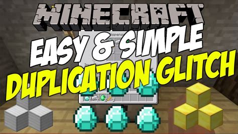 Minecraft Duplication Glitch Xbox One And Ps4easyandsimple Youtube
