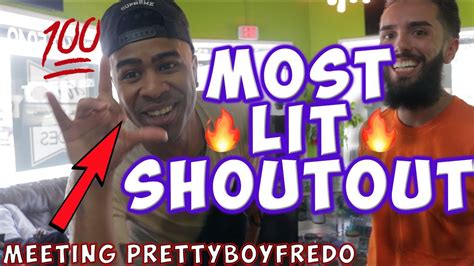 Prettyboyfredo Shouts Me Out Meeting The Most Lit Youtuber Cannot