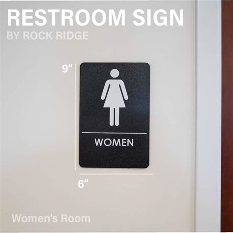 Buy Mens And Womens Restroom Signs Ada Compliant Bathroom Door Signs