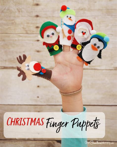 Must Make Christmas Finger Puppets