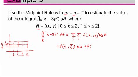 Calculus 3 Section 151 Double Integrals Over Rectangles Part 3