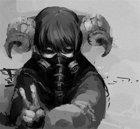 72 Best Images About Gas Mask Anime Boy And Girl On