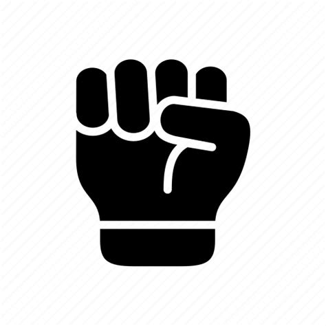 Closed Finger Fist Hand Rock Icon Download On Iconfinder