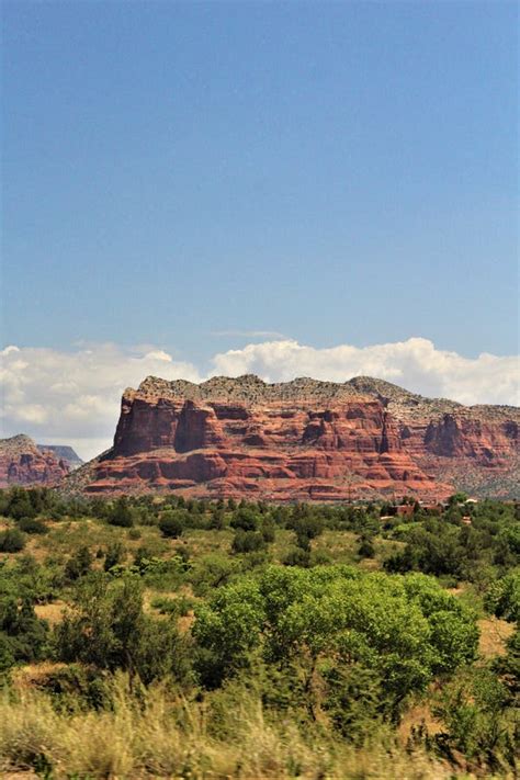 Landscape Scenery Maricopa County Sedona Arizona United States Stock