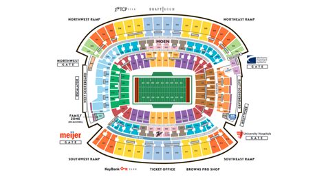 Firstenergy Stadium Seating Chart 2024 Best Seats At Cleveland Brown
