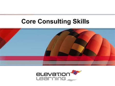 Consulting Skills Ppt