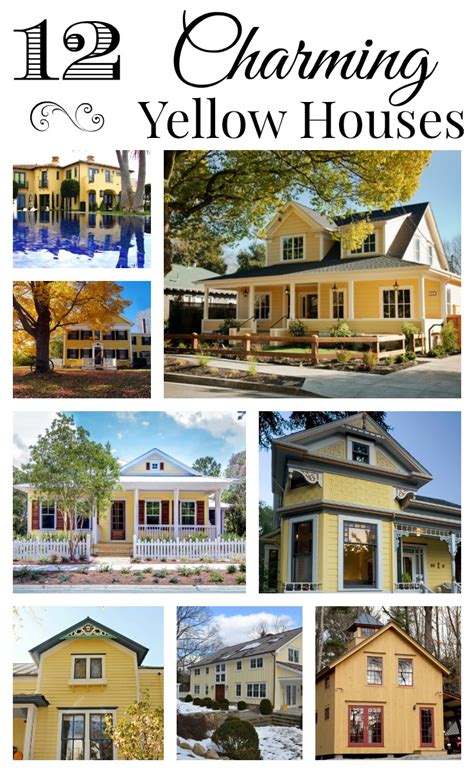 It is used as a decorative coating for walls and ceilings, exterior walls, and as a sculptural and artistic material in architecture. 12 Charming Yellow Houses - Town & Country Living