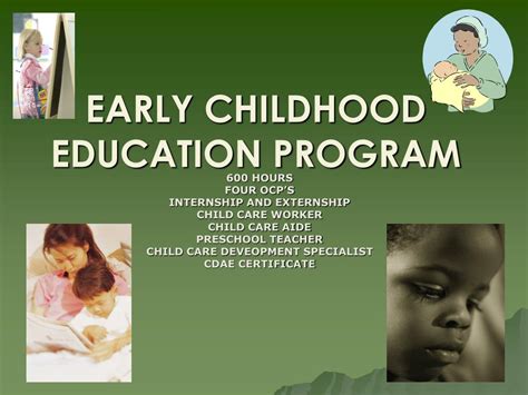 Ppt Early Childhood Education Program Powerpoint Presentation Free