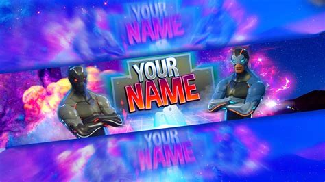 Fortnite Free Channel Art Template Photoshop Youtube