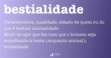 O Que é Bestialidade