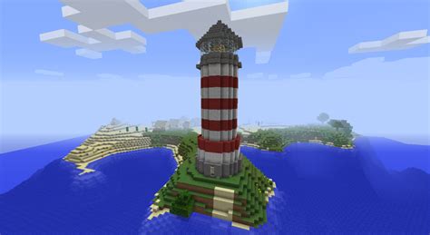 Simple Resource Friendly Lighthouse Minecraft Project