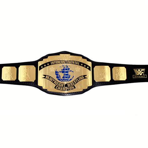 Wwe Black Intercontinental Championship Replica Title Belt