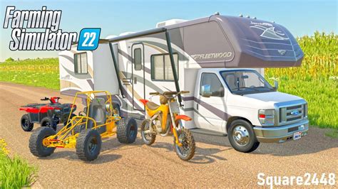 Renting An Rv And Going Camping Farming Simulator 22 Youtube