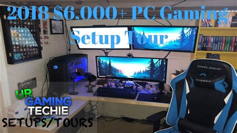 2018 6000 Ultimate Pc Gaming Setup Room Tour Youtube
