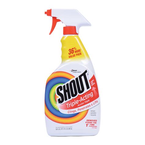 Shout Triple Acting Stain Remover Spray 30 Fl Oz