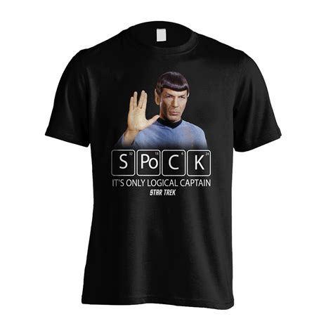Star Trek T Shirt Spock Its Only Logical Captain T Shirts Jetzt Im