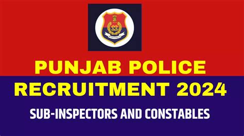 Punjab Police Pp Recruitment 2024 Notification Out For 1450