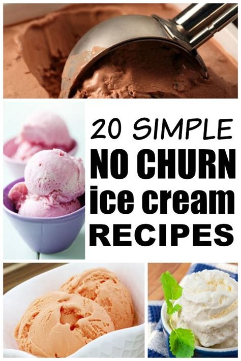 20 Simple And Delicious No Churn Ice Cream Recipes Simple