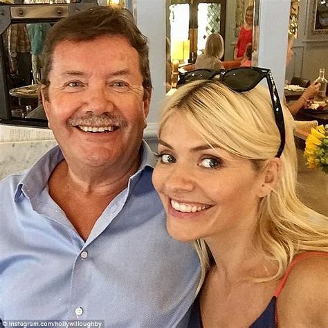 Holly Willoughby Wears Denim Hot Pants As She Hits The Beach With Her