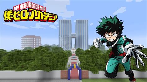 Minecraft My Hero Academia School Boku No Academia Anime Builds