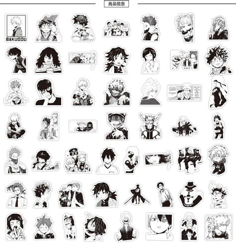 100pcs Mix Anime Characters Stickers Water Bottles Laptop Phone