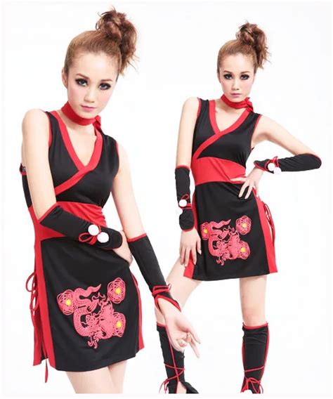 Japanese Ninja Suit Dress Halloween Clothing Gladiator Nightclub Ds Dance With Female Taekwondo