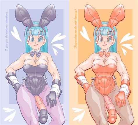 Rule 34 1futa 1girls Ahe Gao Areola Areola Slip Blue Eyes Blue Hair Blush Bowtie Breasts Bulma