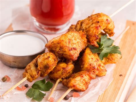 Brochettes de poulet Curry Coco Recette