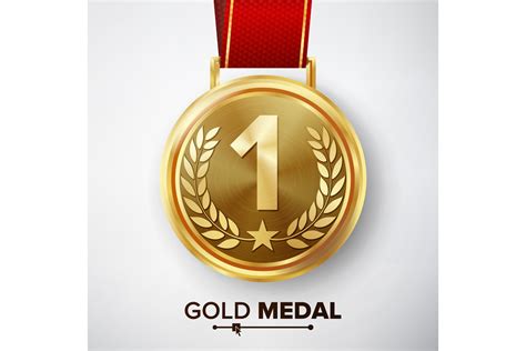 Gold Medal Vector Graphic By Pikepicture · Creative Fabrica