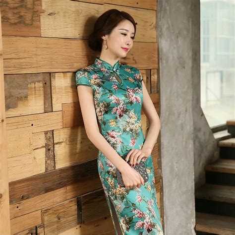 The Super Quality New Long Cheongsam Dress For Performance And Daily