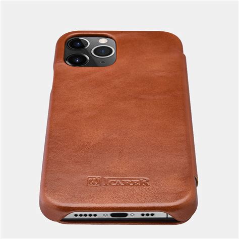 It maintains the original beauty of your iphone 12 pro while adding a level of protection you need. iPhone 12 Pro Max Curved Edge Vintage Folio Case - Leather ...