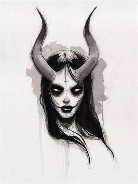 She Fine Art Print 9x12 Dark Art Tattoo Dark Art Illustrations Dark Art Drawings