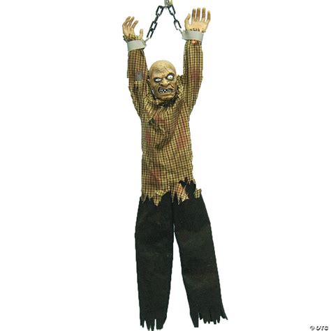 Animated Hanging Zombie Halloween Decoration