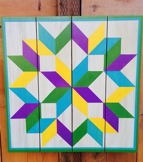 Carpenters Star Barn Quilt Painted Barn Quilts Barn Quilt Designs