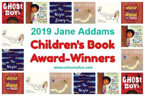 2019 Jane Addams Childrens Book Award Winners Colours Of Us