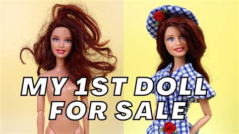 My First Doll Makeover For Sale Barbie 50s Inspired Doll Makeover