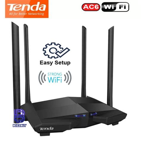 Jual Tenda Ac6 Ac1200 Smart Dual Band Wifi Wireless Router 4 X 5dbi