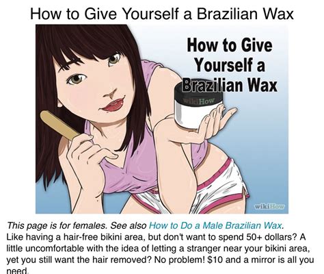 How To Give Yourself A Brazilian Wax At Home Step By Step Musely