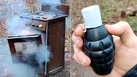 💥 Big Firecrackers Vs Oven Experiment 💥 Blow Up The Gas Stove 💥 Test Powerful Firecrackers