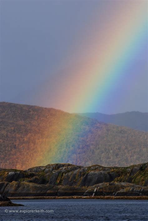 A Rainbow Over The North Coast Of Norway Photo