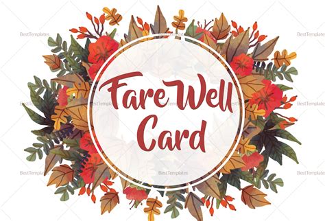 Maybe you would like to learn more about one of these? Farewell Card Template Word - Professional Sample Template
