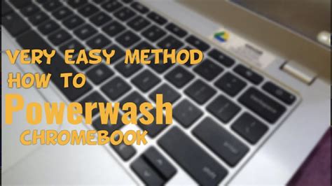 How To Do Powerwash Any Chromebook Ctrl Alt Shift Youtube