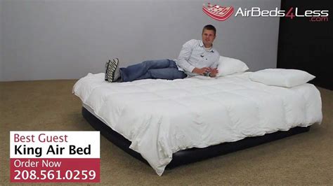 Buy products such as intex deluxe pillow rest inflatable air mattress bed with built in pump, king at walmart and save. Raised King Sized Air Mattress by Fox Air Beds - YouTube