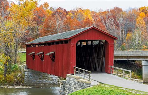 Slide 15 Of 51 There Are 98 Covered Bridges In The State Of Indiana