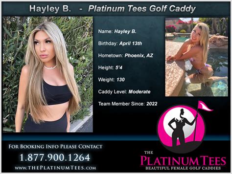 Hayley B The Platinum Tees