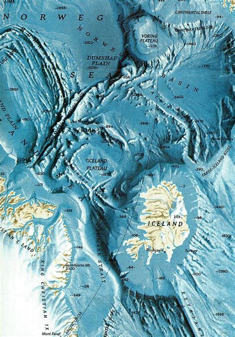 Iceland Nautical Map