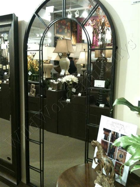 Maybe you would like to learn more about one of these? XL Grande Arch Paneled WALL/FLOOR MIRROR Black Metal ...