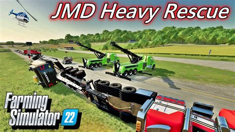 JMD Heavy Rescue NEW Towing Recovery MODS Two Massive Rotator Tow